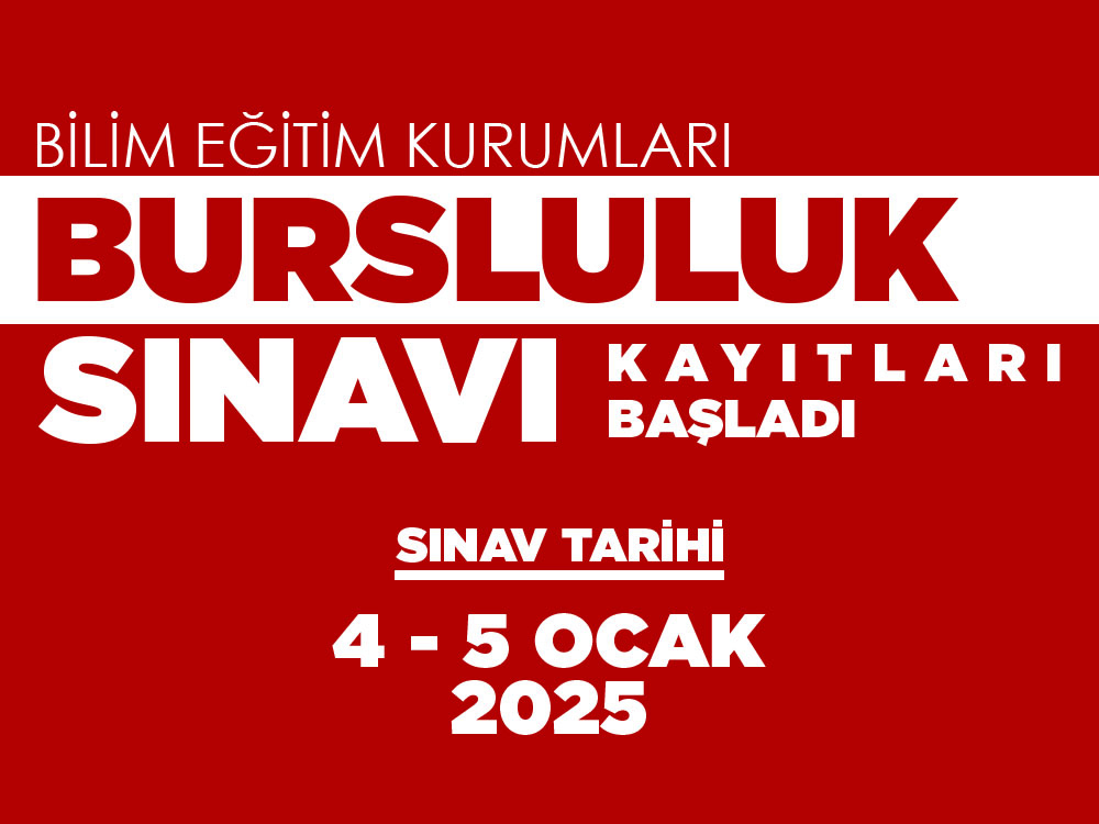 2025 Bursluluk Sınavı Kayıtları Başladı